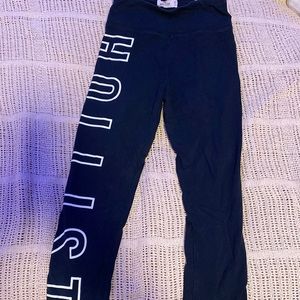 black hollister leggings